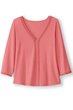 Sale Soft Surroundings Zoey Tee SunkistCoral